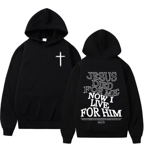 Sweat-shirt à capuche pour hommes et femmes, de haute qualité, à la foi chrétienne de jésus sur la peur, verset de la Bible, pulls Vintage à la mode, Streetwear – Image 25