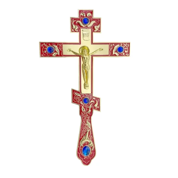 ANE ES COLGANTE-Croix Orthodoxe de Jésus Nina ifix, Décoration d'Église, Décor Chrétien, Fournitures Religieuses Russes – Image 4