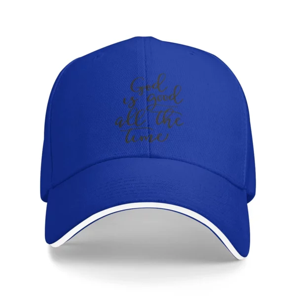 Dieu est bon tout le temps soleil casquette de Baseball jésus amant chrétien printemps y2k mignon camionneur chapeau pour femme mâle Sport casquettes de Baseball – Image 11