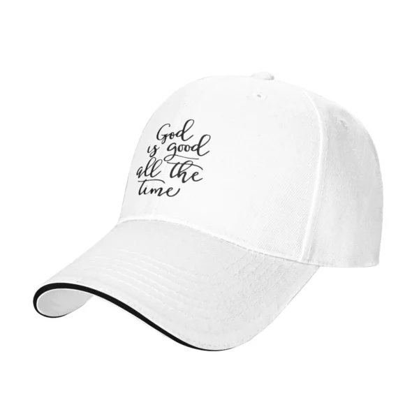 Dieu est bon tout le temps soleil casquette de Baseball jésus amant chrétien printemps y2k mignon camionneur chapeau pour femme mâle Sport casquettes de Baseball – Image 17
