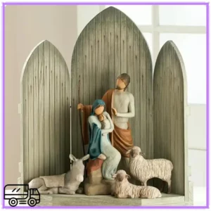 Collection de statues de personnages de haute qualité, Sculptures de taberne, Collection de la nativité de jésus, Bible magique, cadeau de noël pour le vacances
