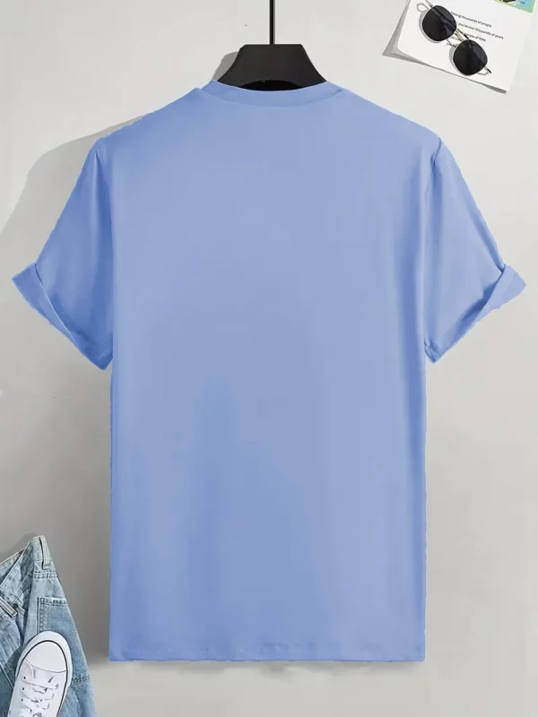 Hommes d'été 100 coton à la mode décontracté ample jésus est le pilier de ma vie imprimé col rond manches courtes T-shirt haut – Image 15