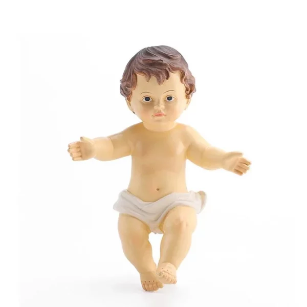 Statue de poupée de jésus pour bébé, 6cm/10cm/15cm, ornement de l'avent pour bébé, Figurine religieuse de jésus, maison, église, décoration artisanale de noël, cadeau – Image 5