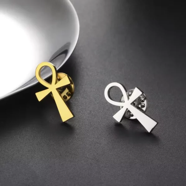 Lucktune Ankh croix amulette égyptienne collier en acier inoxydable clé de la vie symbole Crucifix pendentif collier femmes Religion bijoux – Image 18