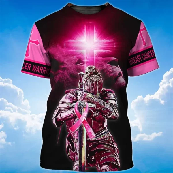 Mode 3D jésus croix impression t-shirt pour hommes christianisme dieu graphique surdimensionné T-shirts quotidien décontracté col rond à manches courtes hauts – Image 16