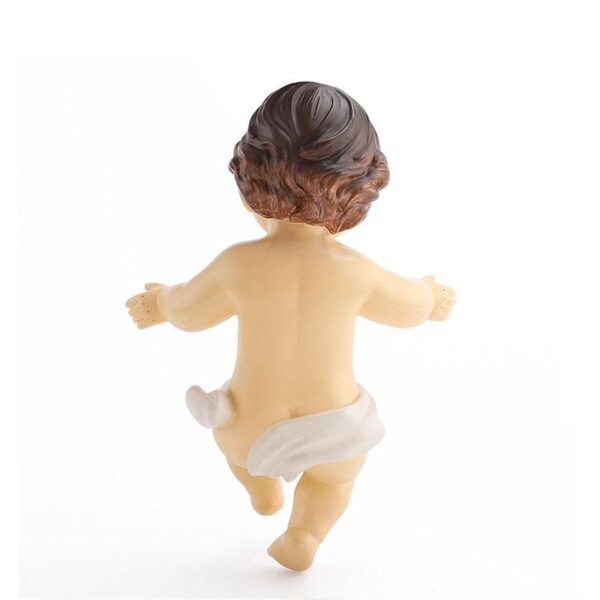 Statue de poupée de jésus pour bébé, 6cm/10cm/15cm, ornement de l'avent pour bébé, Figurine religieuse de jésus, maison, église, décoration artisanale de noël, cadeau – Image 11