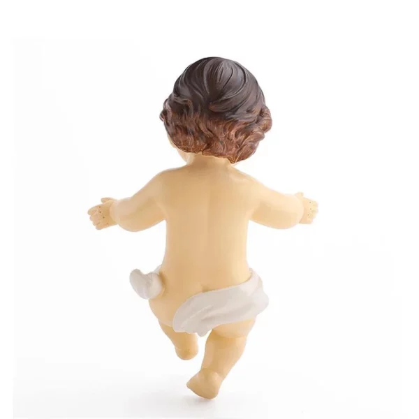 Statue de poupée de jésus pour bébé, 6cm/10cm/15cm, ornement de l'avent pour bébé, Figurine religieuse de jésus, maison, église, décoration artisanale de noël, cadeau – Image 6
