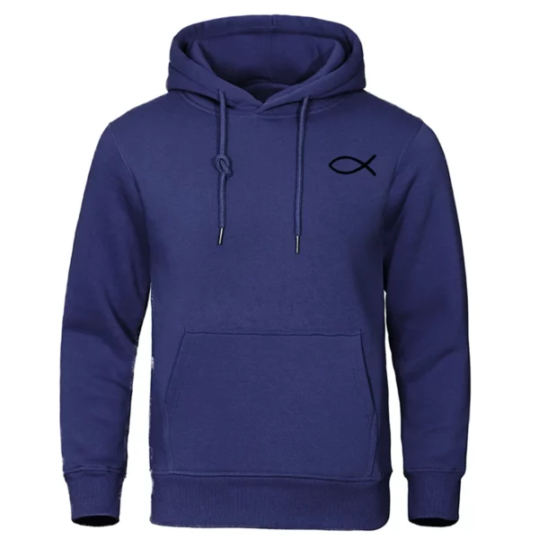 Sweat-shirt chrétien jésus pour hommes et femmes, sweats à capuche de poisson, pull de marque de haute qualité, sweat à capuche chaud Smile, streetwear décontracté, automne, hiver – Image 13