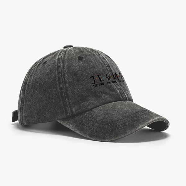 DistMurcia-Casquette de Baseball Noire pour Femme, Chapeau en Maille, Imprimé JESUS, Foi Chrétienne, Rétro, Respirant – Image 11
