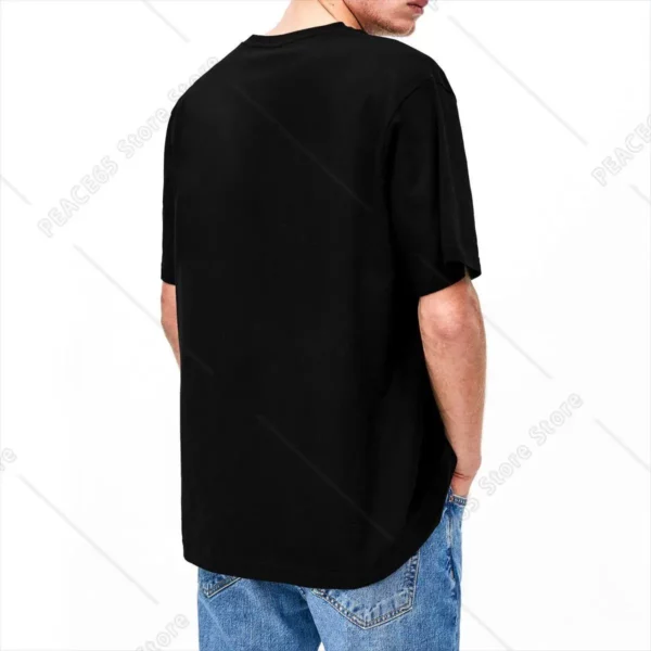 T-Shirt à Manches Courtes et Col Rond en Coton pour la Plage, Vêtement de Grande Taille, avec Motif de Jésus-Christ, You Are All Design, Harajuku – Image 5