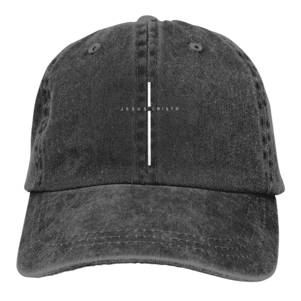 Casquette de Baseball avec croix de jésus Christ pour hommes et femmes, chapeau de camionneur réglable, chapeau de papa noir, chapeau à rabat – Image 7