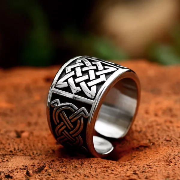 BEIER – bague étoile slave de russie pour hommes, amulette Svarog, en acier inoxydable, bijoux Vintage, cadeau, vente en gros, nouvelle mode 2023 – Image 10