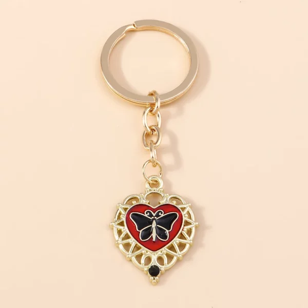 Aihua-Porte-clés croix inversée pour hommes et femmes, pentagramme Steampunk vintage, porte-clés de voiture, croix gothique SAFLucifer – Image 15