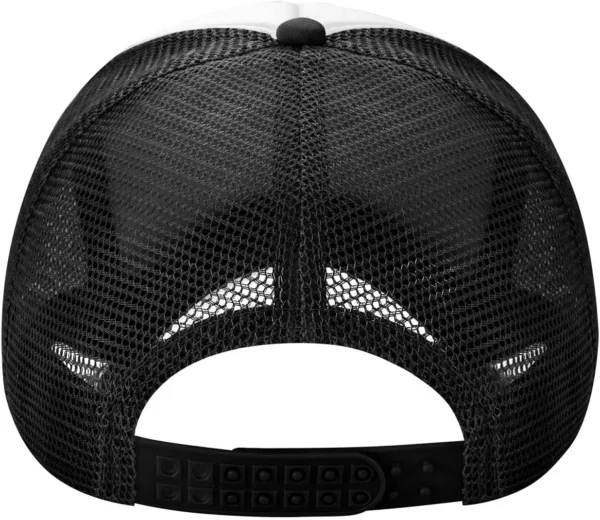 Casquette de baseball en maille pour hommes et femmes, chapeau de camionneur, Snapback noir, drôle, Jésus sauve la croix, dieu chrétien, foi, américains – Image 39