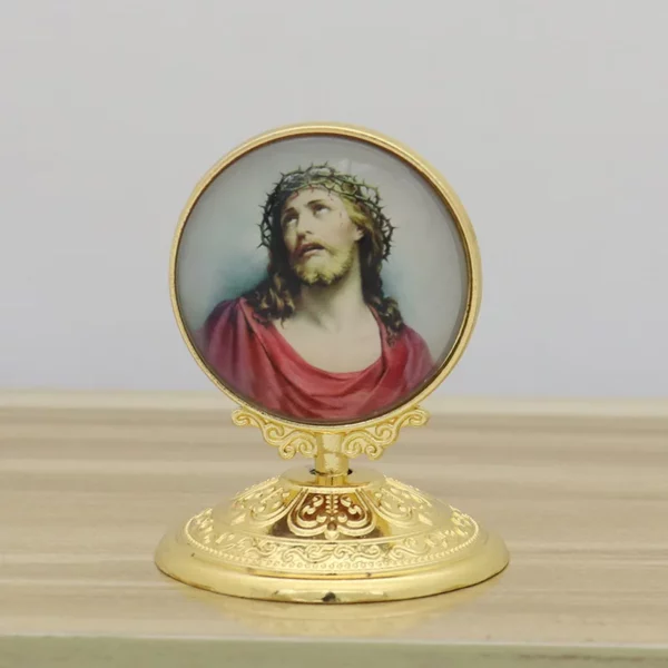 Statue religieuse pour la décoration de la maison, Jésus, la Vierge Marie, la Sainte icône, le Christ catholique, l'ange, la voiture, le bureau, les fournitures, nouveau, 2023 – Image 40