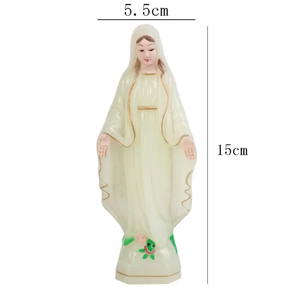 Statue de la Vierge Marie Catholique Faite à la Main, Jésus, Décoration de Maison, Cadeau, Ornement Européen Chrétien – Image 11
