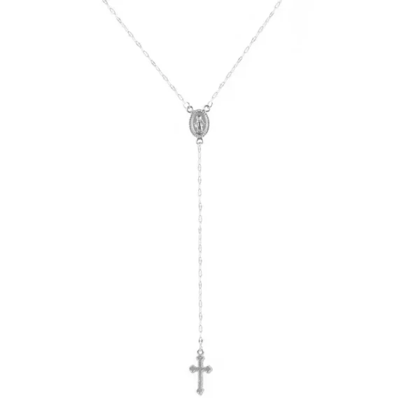Collier avec pendentif chapelet religieux pour femmes, Vintage, croix chrétienne, bohémien, breloque, bijoux à la mode, cadeaux, nouvelle mode 2024 – Image 12