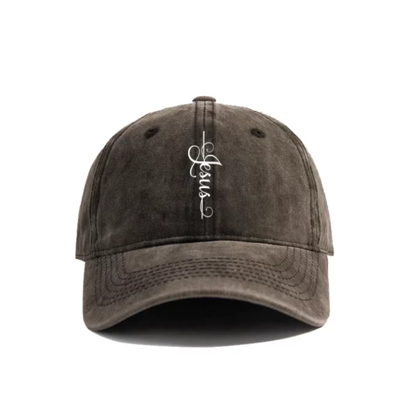 Jesus Cross Baseball Cap Summer Jesus Christ sur la croix God DistMurcia Dad Hats Men Outdoor Réglable Cotton Caps MZ-004 – Image 9