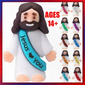 Statues de jésus miniatures en PVC, 10 pièces, ornement de table, figurines religieuses, décoration d'ambiance Festive pour fête de noël et de pâques
