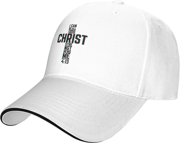 I Can Do All Things Through Christ Baseball Cap for Men and Women, Christian God, Jesus Lord Bless, USA Rooted in Christ Hat – Image 14