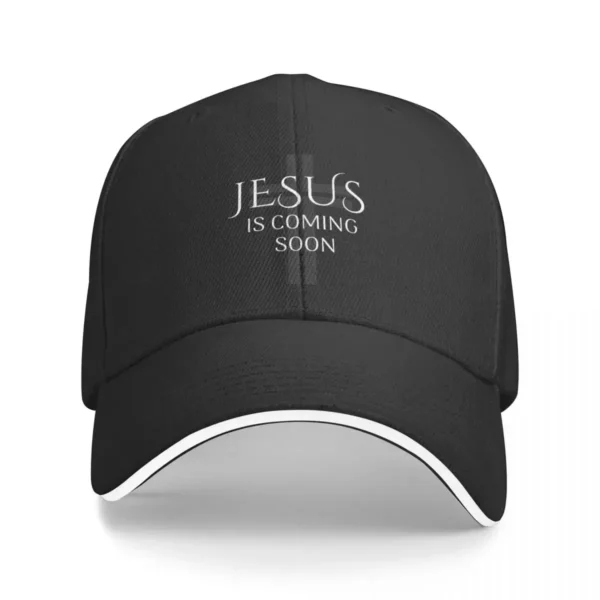 Casquette de baseball Anime pour hommes et femmes, Jésus arrive bientôt, sortie sur la plage, mode – Image 14