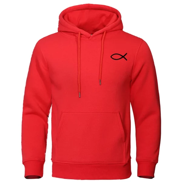 Sweat-shirt chrétien jésus pour hommes et femmes, sweats à capuche de poisson, pull de marque de haute qualité, sweat à capuche chaud Smile, streetwear décontracté, automne, hiver – Image 18