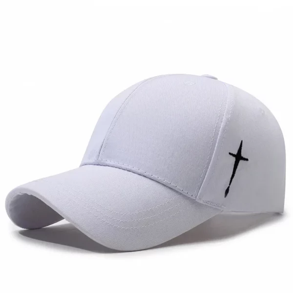 Casquettes de Baseball unisexes avec broderie croisée latérale, chapeaux décontractés réglables pour l'extérieur, chapeau de protection solaire, printemps et automne – Image 7