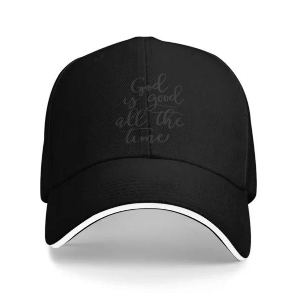 Dieu est bon tout le temps soleil casquette de Baseball jésus amant chrétien printemps y2k mignon camionneur chapeau pour femme mâle Sport casquettes de Baseball – Image 7