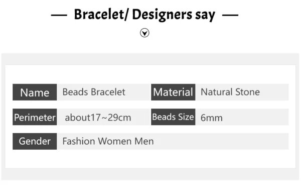Bracelet tressé réglable en pierre naturelle de 6 mm avec pendentif croix creuse, symboles de l'harmonie spirituelle et des fées sacrées, cadeaux de yoga – Image 16