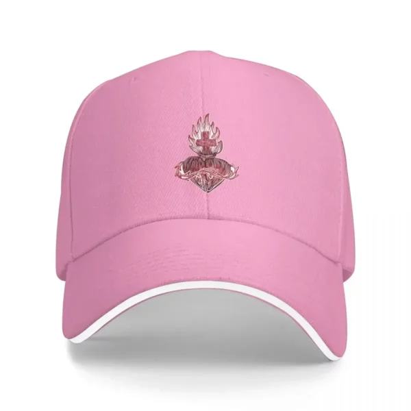 Casquette de baseball du Sacré-Cœur de Jésus pour hommes et femmes, casquette de golf, chapeau derby, casquette militaire, marque de luxe – Image 12