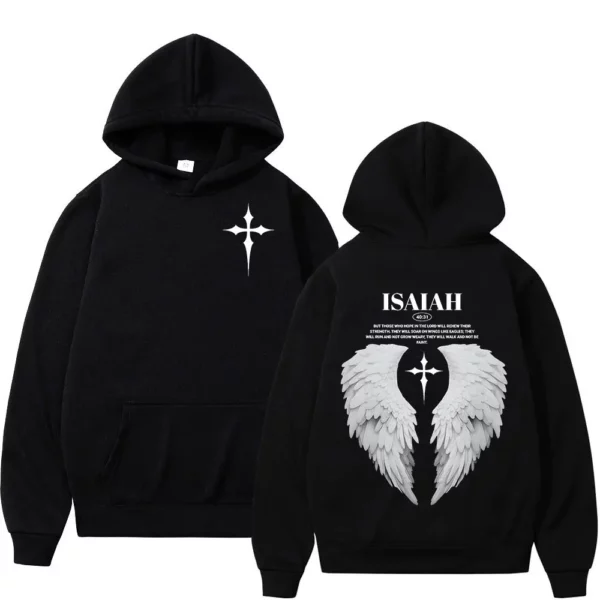 Sweat-shirt à capuche pour hommes et femmes, de haute qualité, à la foi chrétienne de jésus sur la peur, verset de la Bible, pulls Vintage à la mode, Streetwear – Image 19