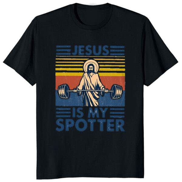Rétro Vintage jésus Christ gymnase t-shirts hommes pur foi chrétienne t-shirt haut à manches courtes drôle imprimé graphique t-shirt cadeau – Image 33