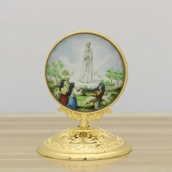 Statue religieuse pour la décoration de la maison, Jésus, la Vierge Marie, la Sainte icône, le Christ catholique, l'ange, la voiture, le bureau, les fournitures, nouveau, 2023 – Image 11