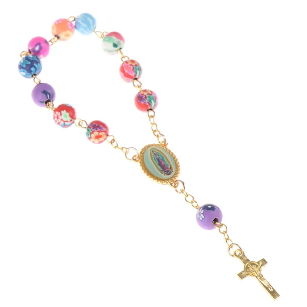 Chapelet perle Bracelet catholique pendentif vierge marie bijoux religieux chrétien centres de table bijoux religieux catholique chrétien – Image 8