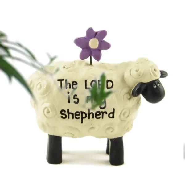 J'aime jésus le seigneur est mon berger mignon petit mouton sur Table résine décoration salon décoration de la maison cadeau d'anniversaire – Image 8