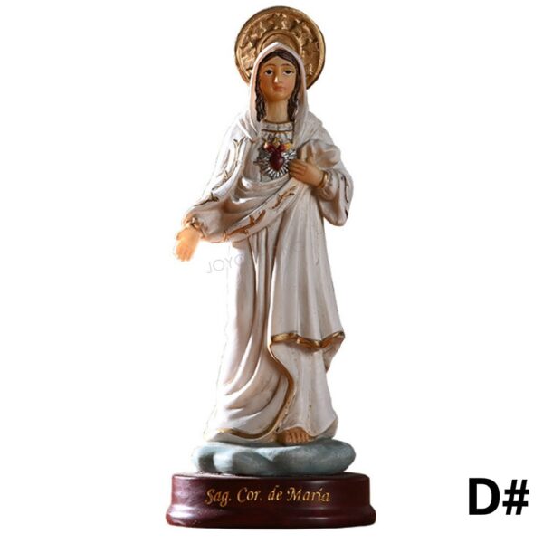 Sculpture de la Sainte Vierge Marie, 1 pièce, figurine de statue de Notre Dame de Lourds – Image 13