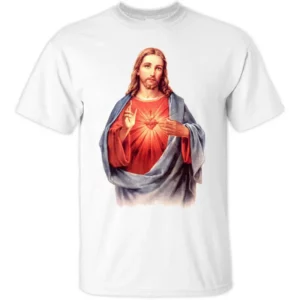 T-Shirt chrétien, gothique, cœur sacré de jésus, Christ