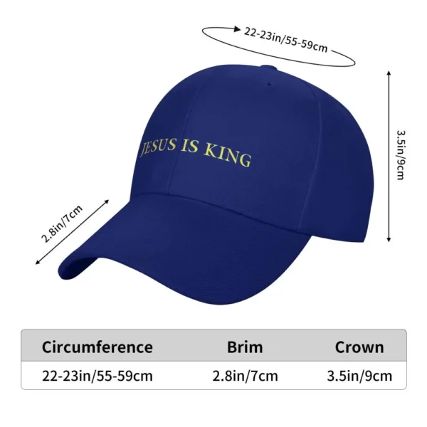 Casquette de baseball Jesus Is King Kanye West, casquettes de soleil de sport pour adultes, chapeau de papa, casquettes Snapback réglables, casquette de camionneur, casquette d'été – Image 15