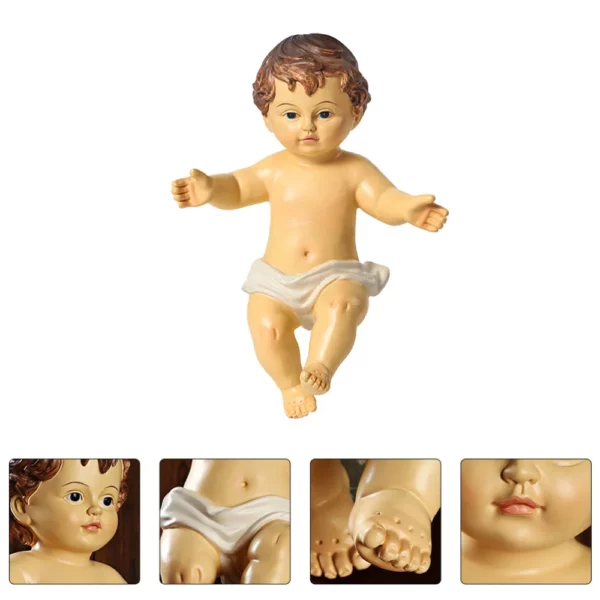 Figurine de jésus pour bébé, décoration de bureau, ornement de table, jésus – Image 10