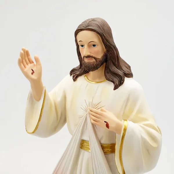Statue catholique de la miséricorde de dieu, 1 pièce, ornements de prière familiale, jésus-Christ, décoration de la maison, artisanat en résine – Image 13