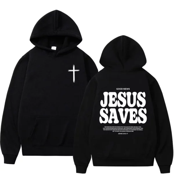 Sweat-shirt à capuche pour hommes et femmes, de haute qualité, à la foi chrétienne de jésus sur la peur, verset de la Bible, pulls Vintage à la mode, Streetwear – Image 15