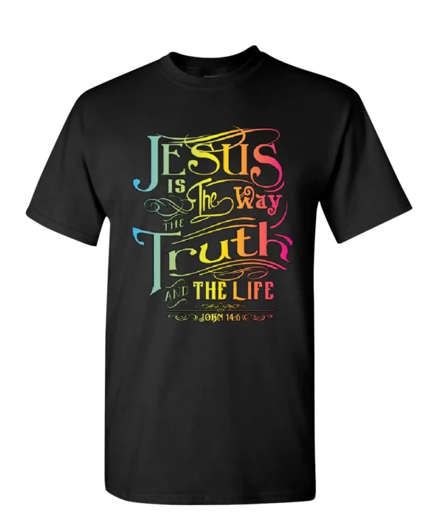 T-Shirt chrétien, gothique, cœur sacré de jésus, Christ – Image 8