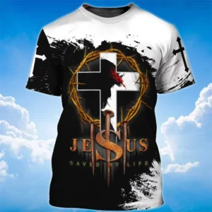 T-shirt unisexe à manches courtes pour hommes, impression 3D de Dieu Jésus, impression du christianisme, t-shirt graphique de croyance, mode enfant, Harajuyku, été, nouveau