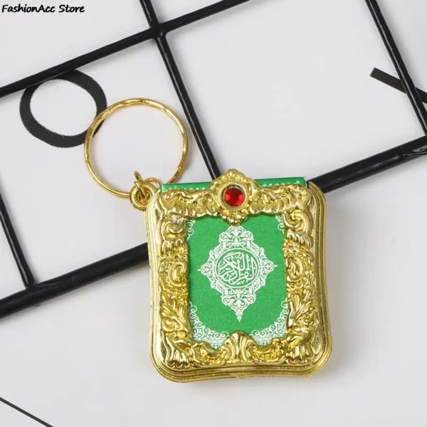 Mini porte-clés de la saint Bible, 1 pièce, papier Miniature religieux anglais, spirituel, chrétien, couverture de jésus, cadeau – Image 8