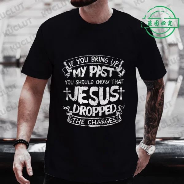Jésus Christ dos impression pour hommes T-Shirt mode graphique hauts cadeau pour chrétien jésus Streetwear hommes surdimensionné Y2k vêtements – Image 24