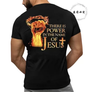 Mode graphique hauts cadeau pour chrétien jésus Streetwear hommes T-Shirt jésus Christ dos impression T-Shirt surdimensionné Y2k vêtements