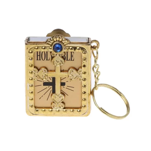 Porte-clés croix de Jésus en bois, décoration de sac, breloque de voiture, support prédire, pendentif fait main, cadeau religieux chrétien – Image 15