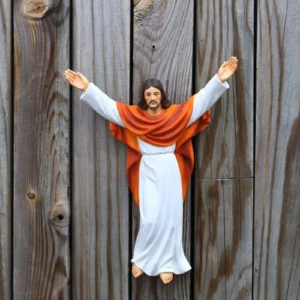 Statue de figurine religieuse du Saint Jésus, artisanat de collection, sculpture d'art pour la maison de Noël, ornement britannique, cadeau d'anniversaire