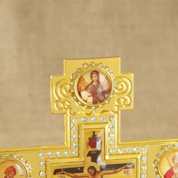 Croix orthodoxe en alliage de Zinc, croix de jésus, Crucifix russe, croix murale orthodoxe, églises, fonctionnalités de mariage, 7,3 pouces x 3,9 pouces, jésus orthodoxe – Image 12