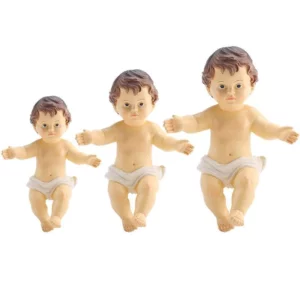 Statue de poupée de jésus pour bébé, 6cm/10cm/15cm, ornement de l'avent pour bébé, Figurine religieuse de jésus, maison, église, décoration artisanale de noël, cadeau